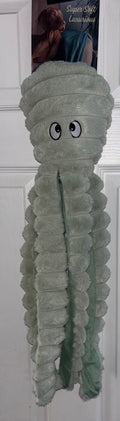 25" (63cm) Green Fluffy Octopus Dog Toy