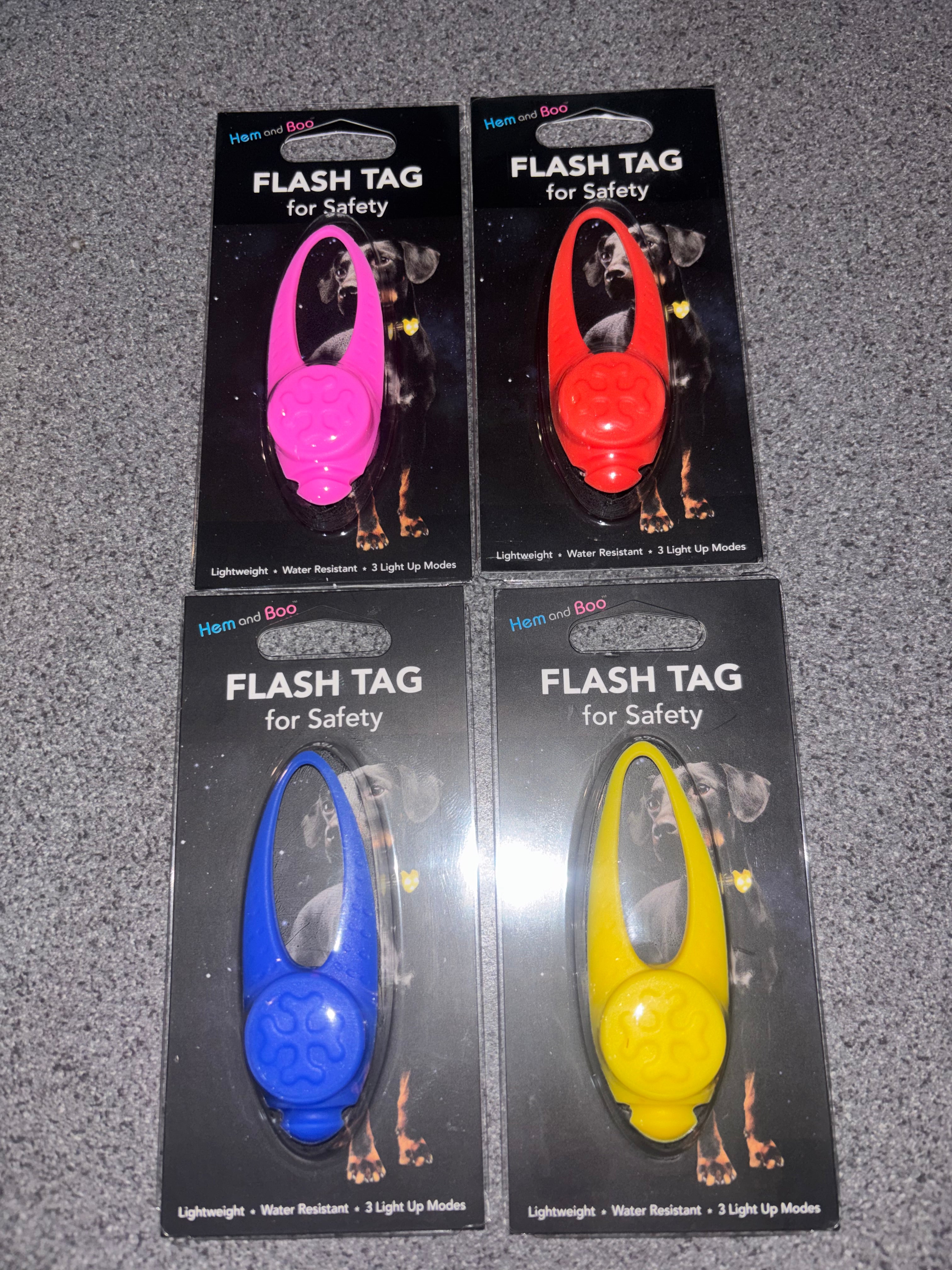 Flashing Dog Tags